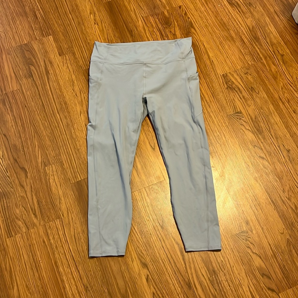 Fabletics PureLuxe grey full length leggings